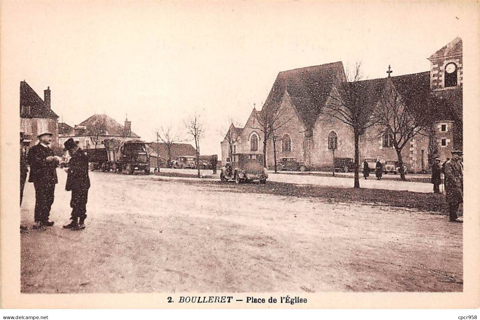 18-AM21601.Boulleret.Place De L'église - Other & Unclassified
