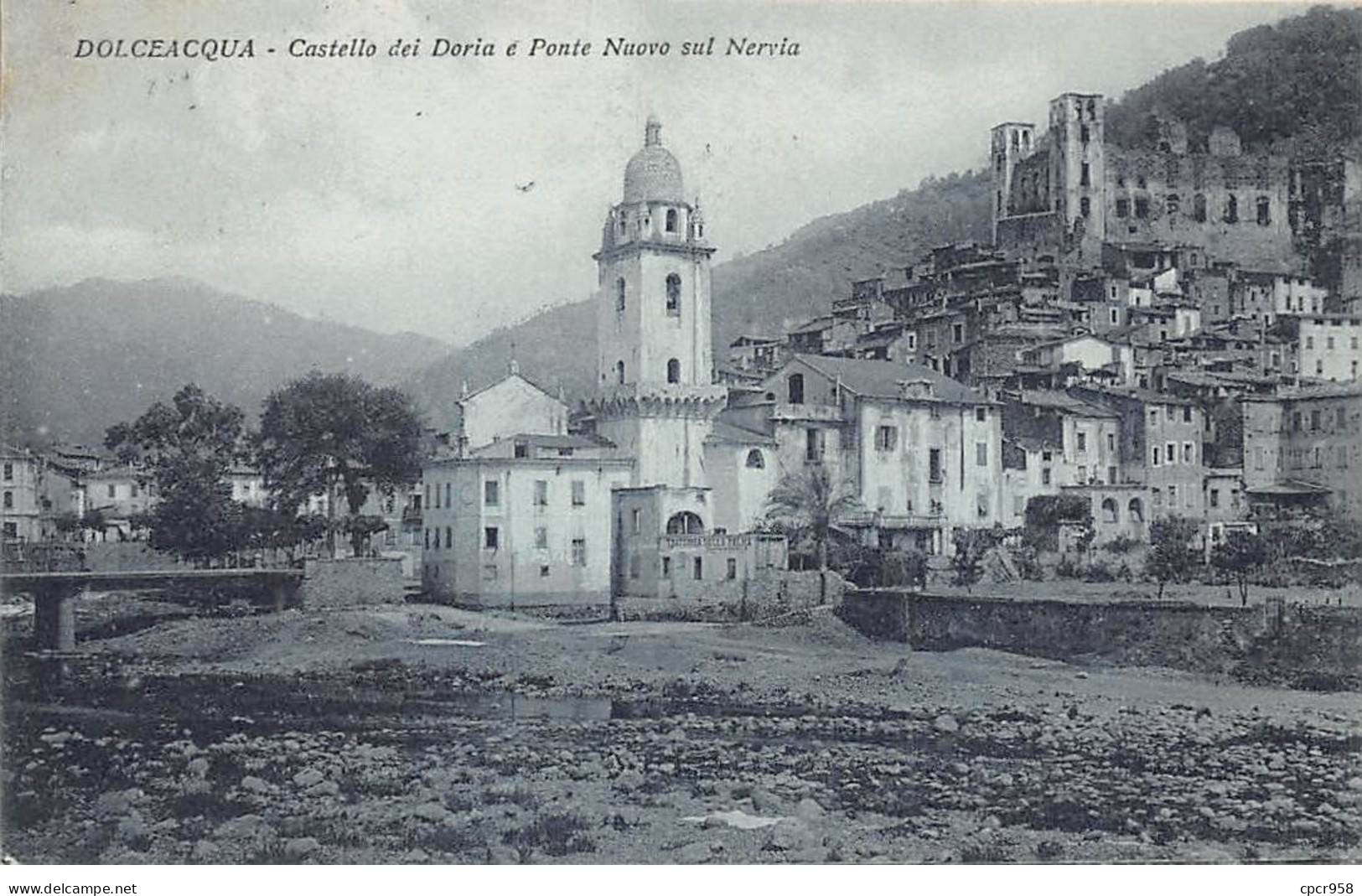 Italie.SAN58905.Liguria.Imperia.DOLCEACQUA.Castello Dei Doria E Ponte Nuovo Sul Nervia - Imperia