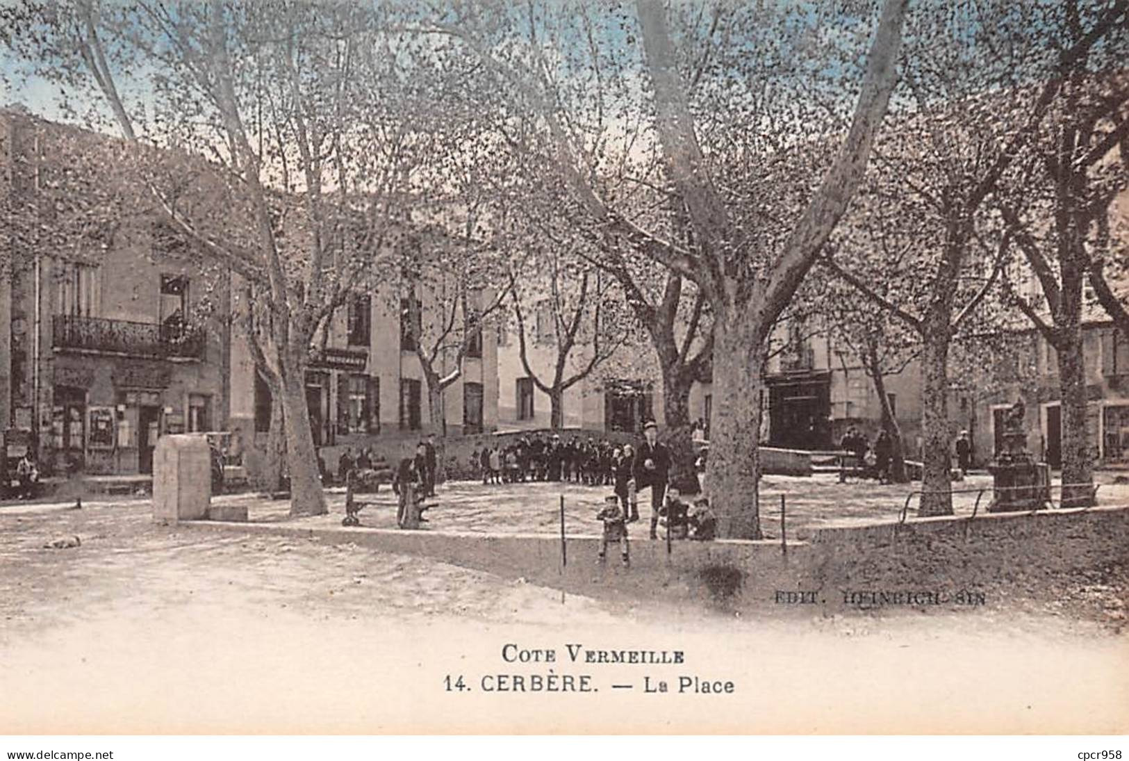 66-SAN59763-CERBERE.La Place.Cote Vermeille - Cerbere