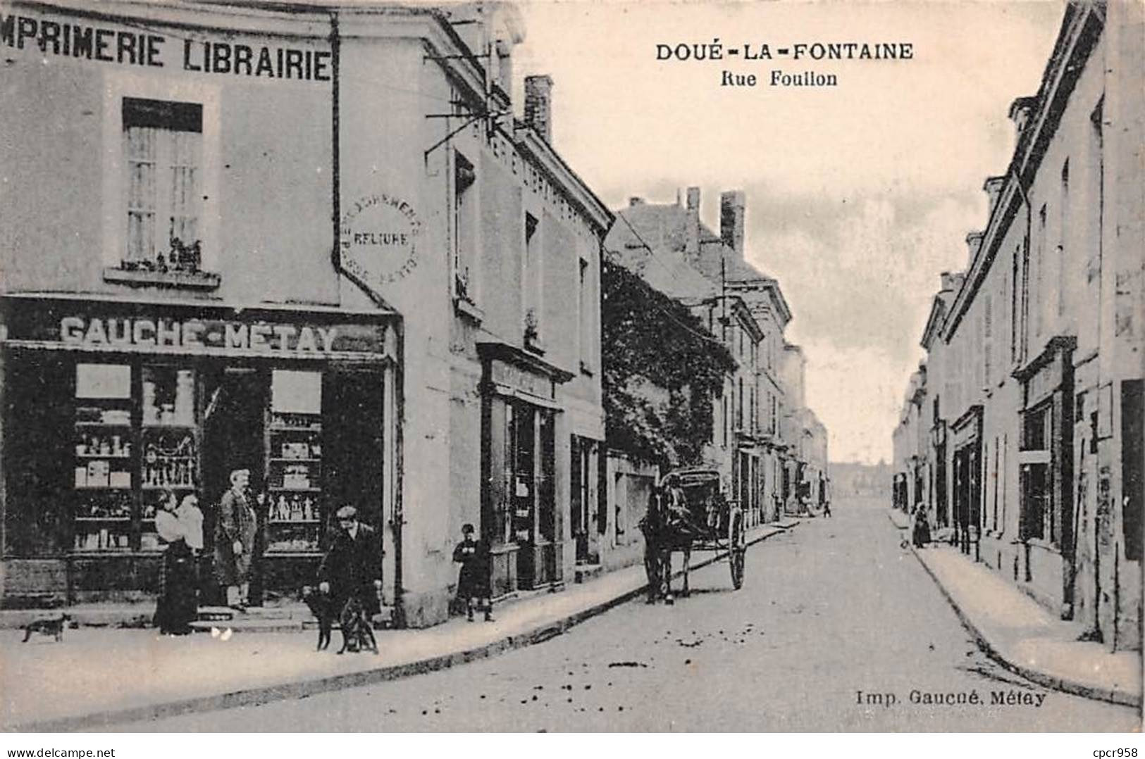49-SAN59200-DOUE-LA-FONTAINE.Rue Foullon - Doue La Fontaine