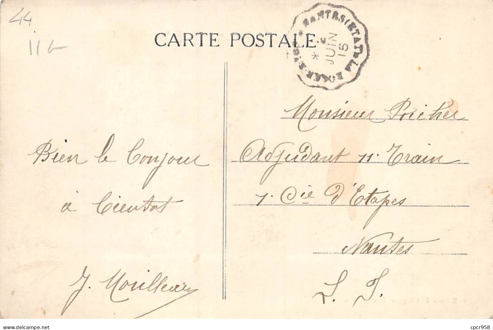 44-SAN59133-SAINTE PAZANNE.La Poste.Le Clocher - Other & Unclassified