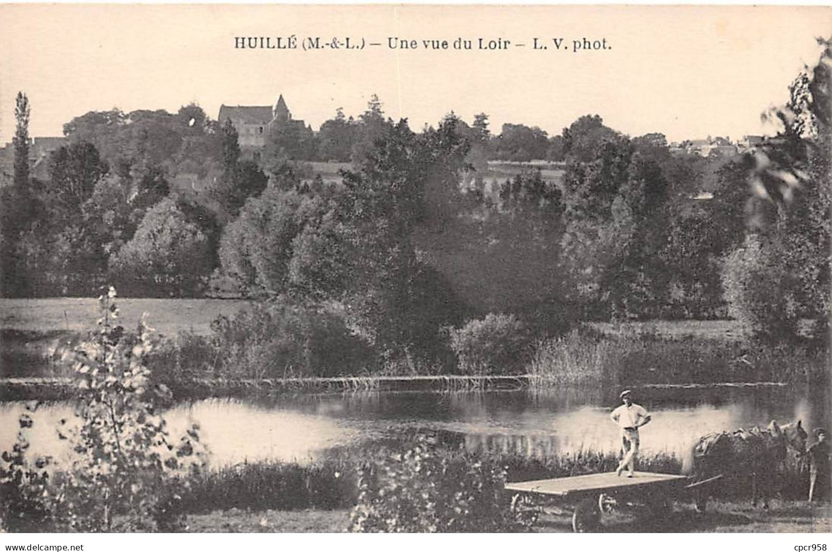 49-SAN59193-HUILLE.Une Vue Du Loir - Other & Unclassified