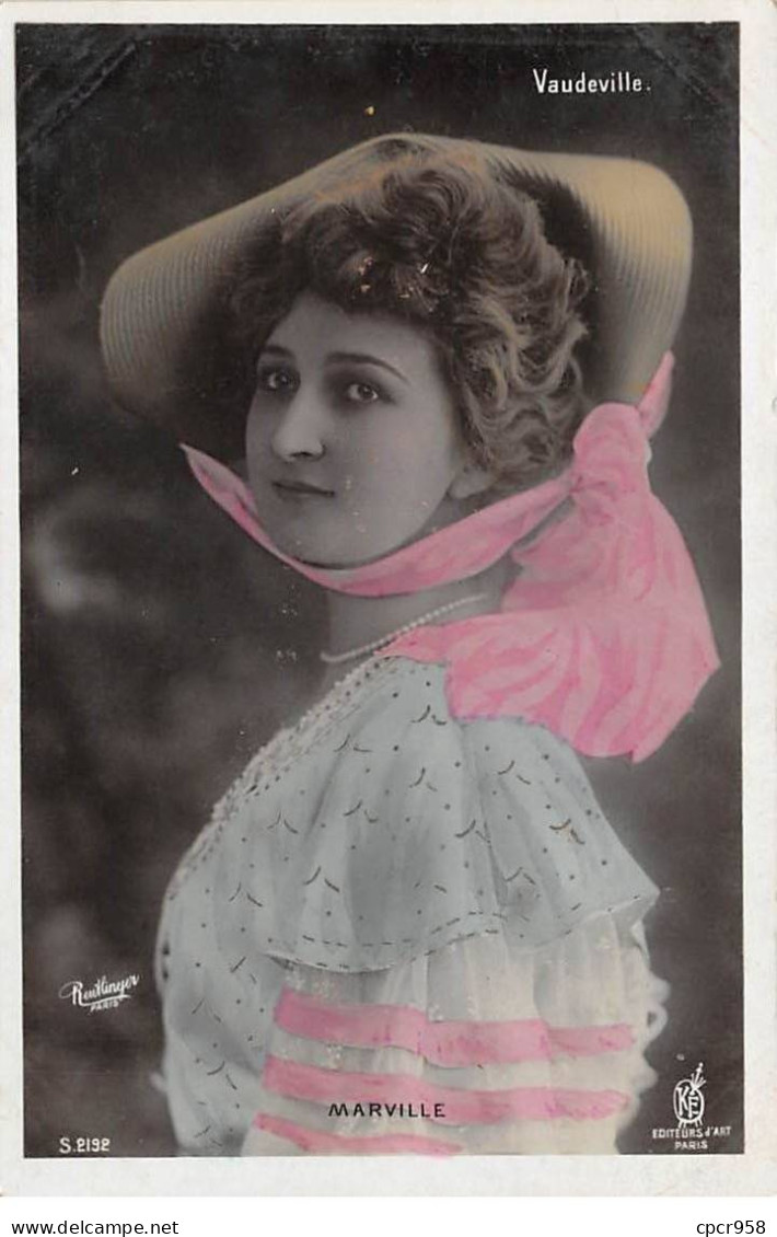 Actrice - N°85387 - Vaudeville - Marville - Reutlinger - Actors