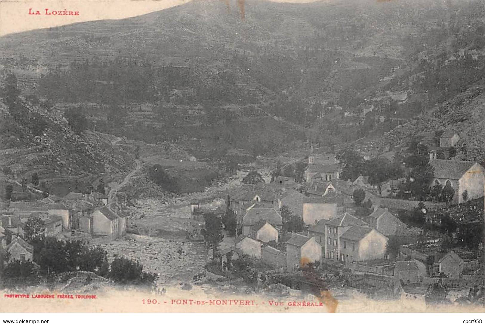 48-SAN59150-LE PONT DE MONTVERT.Vue Générale - Le Pont De Montvert