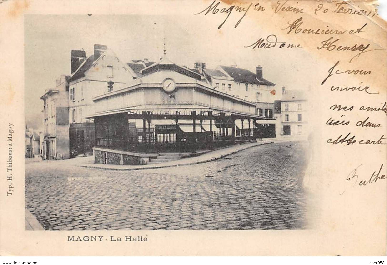 95-SAN60156-MAGNY.La Halle.En L'état - Magny En Vexin