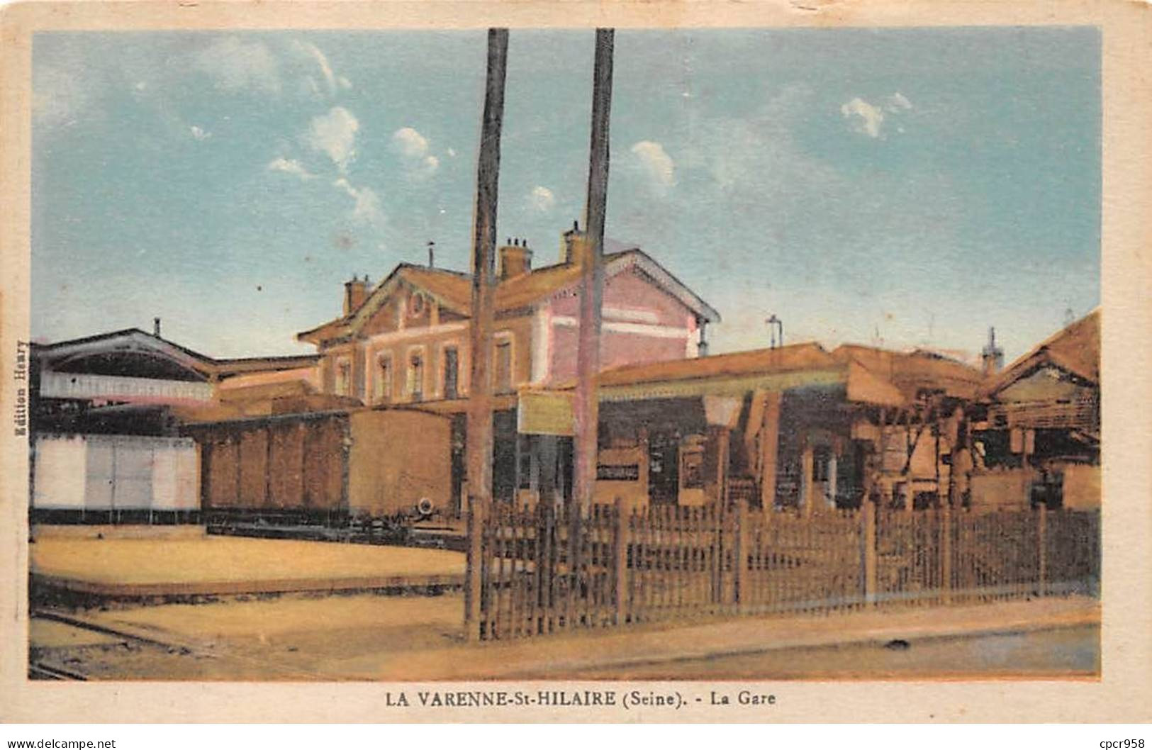 94-SAN60155-SAINT MAUR DES FOSSES.La Varenne Saint Hilaire.La Gare - Saint Maur Des Fosses