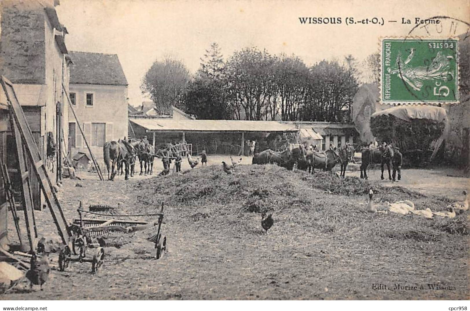 91-SAN60141-WISSOUS.La Ferme.Agriculture - Brunoy