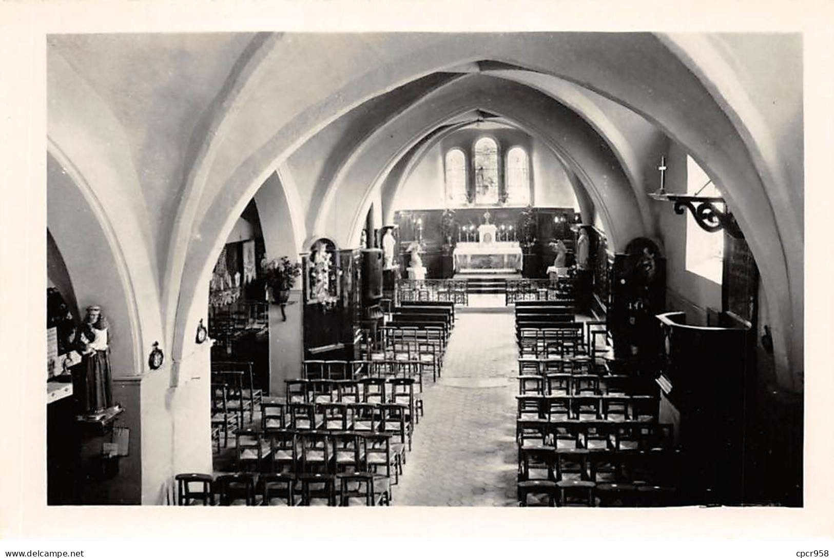 91-SAN60120-LES MOLIERES.Intérieur De L'église.Photo Souple - Autres & Non Classés