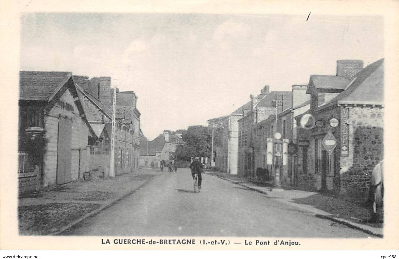 35-SAN59048-LA GUERCHE-de-BRETAGNE.Le Pont D'Anjou - La Guerche-de-Bretagne