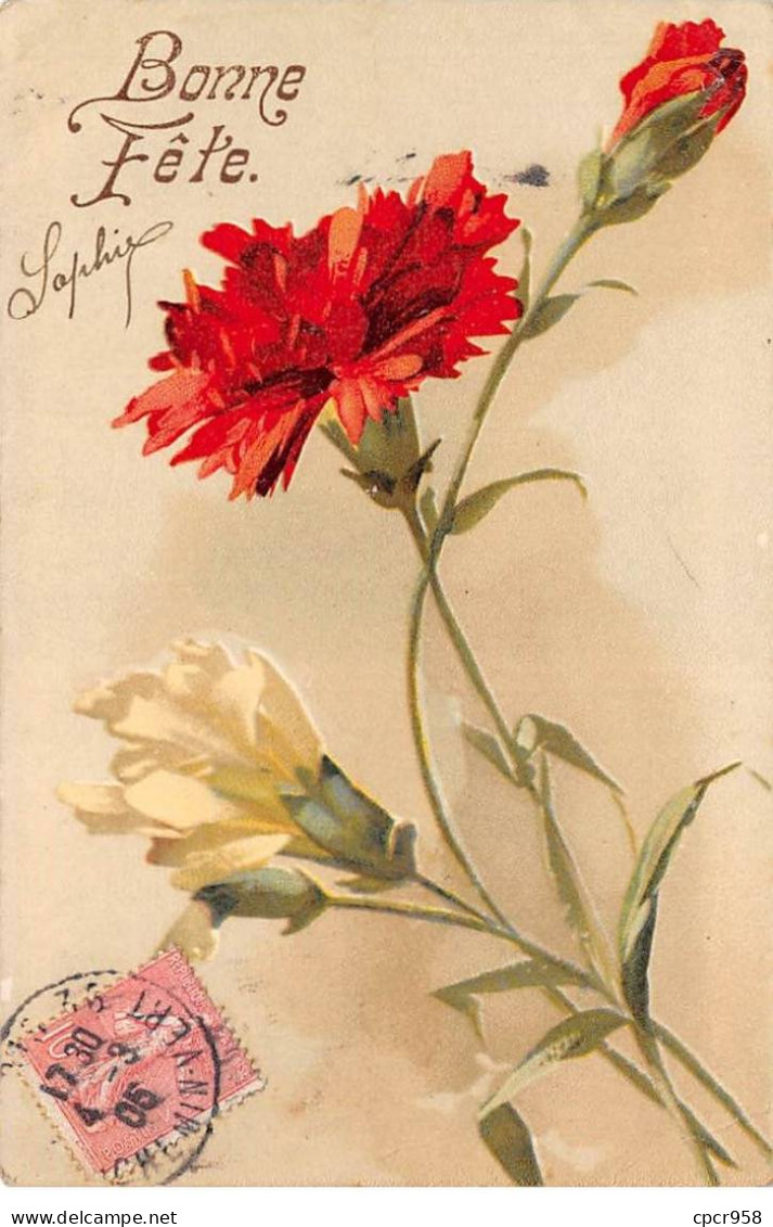 Fleurs - N°85680 - Bonne Fête - Oeillets - Blumen