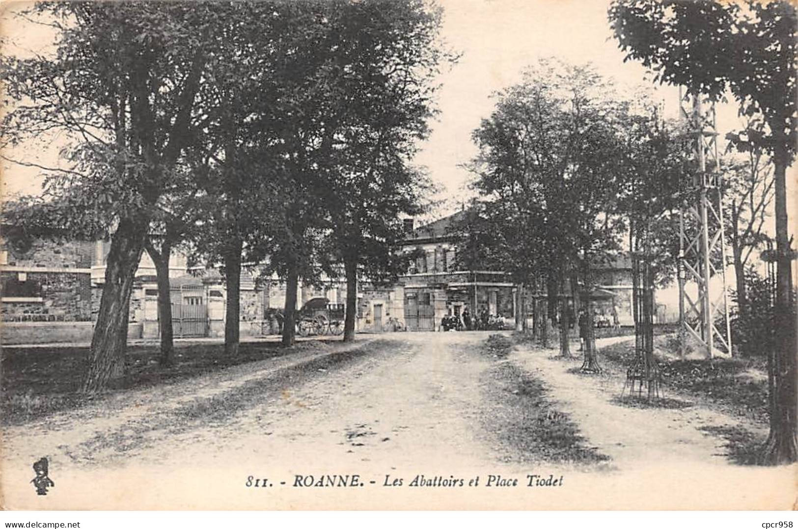 42-SAN59063-ROANNE.Les Abattoirs.Place Tiodet - Roanne