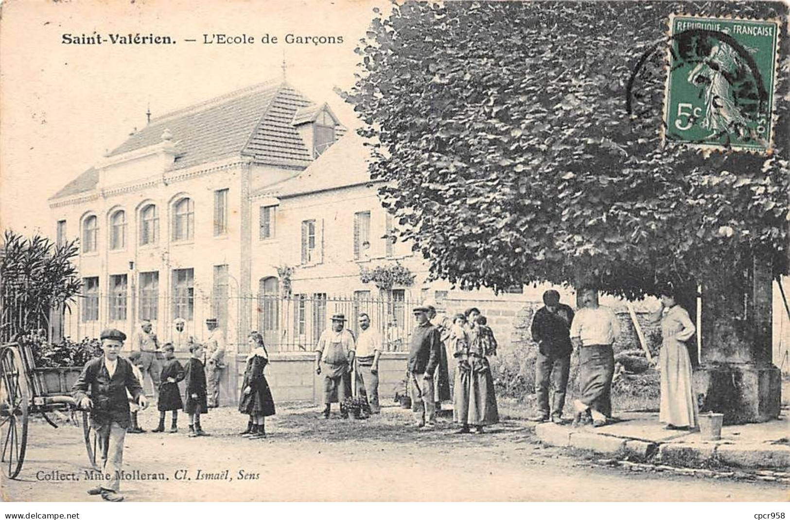 89-SAN60085-SAINT VALERIEN.Ecole Des Garçons - Saint Valerien