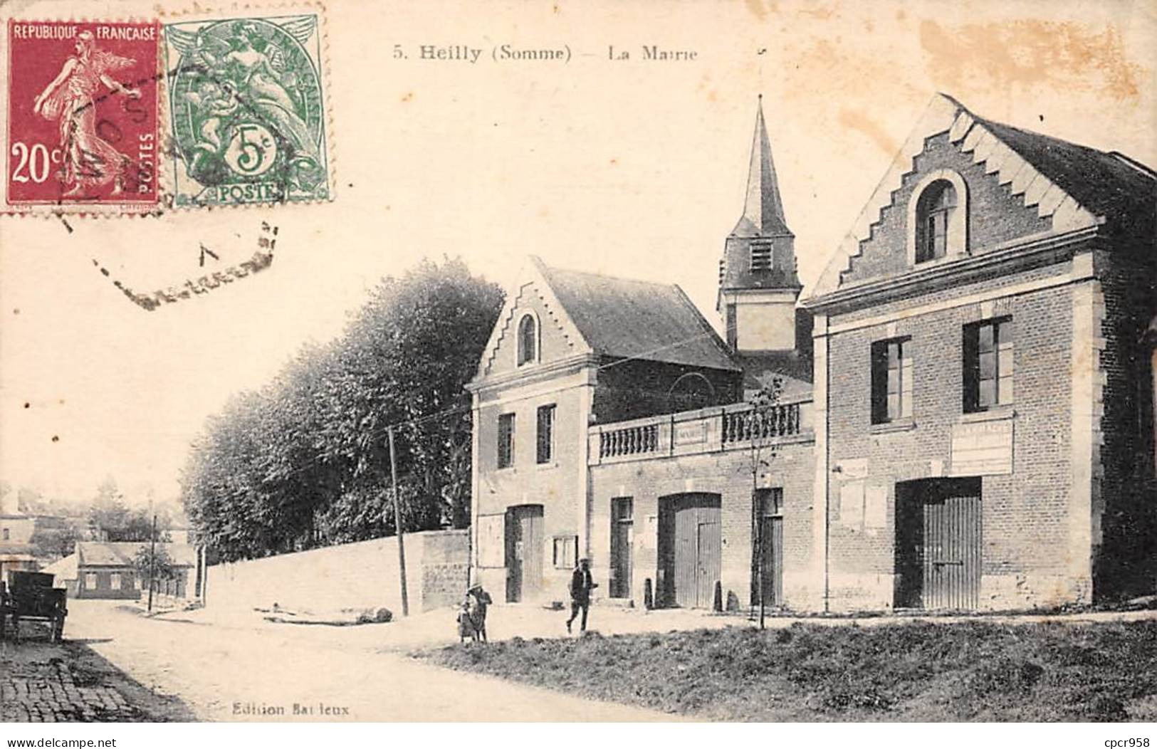 80-SAN60066-HEILLY.La Mairie - Autres & Non Classés