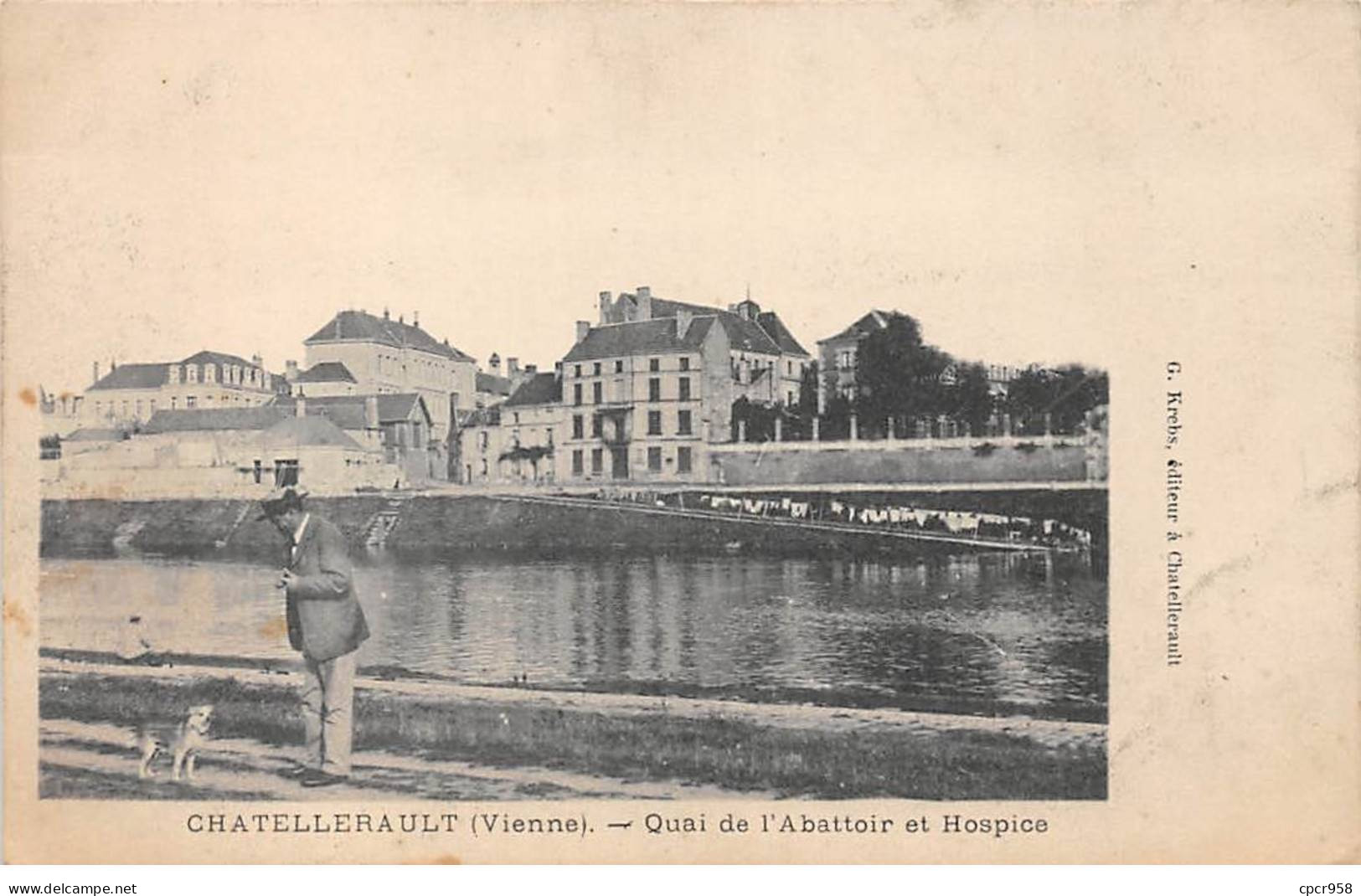 86-SAN60075-CHATELLERAULT.Quai De L'Abattoir Et Hospice - Chatellerault