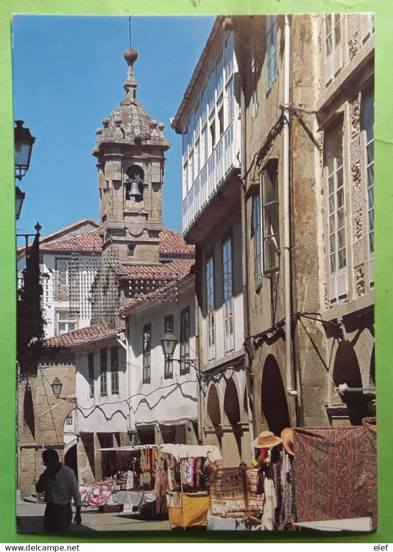 SANTIAGO DE COMPOSTELA,Galicia Espana,  Rua Nova ,, Mercado Marché  Market  Foto Glez Vicente , 1996, TB - Santiago De Compostela