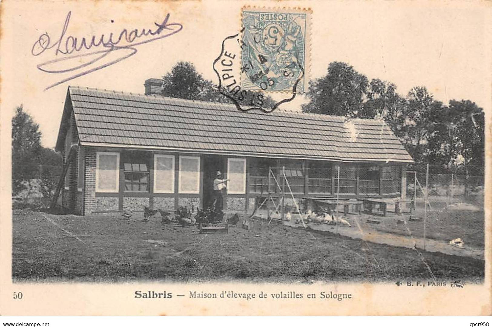 41-AM21798.Salbris.Maison D'élevage De Volailles En Sologne.Agriculture - Salbris