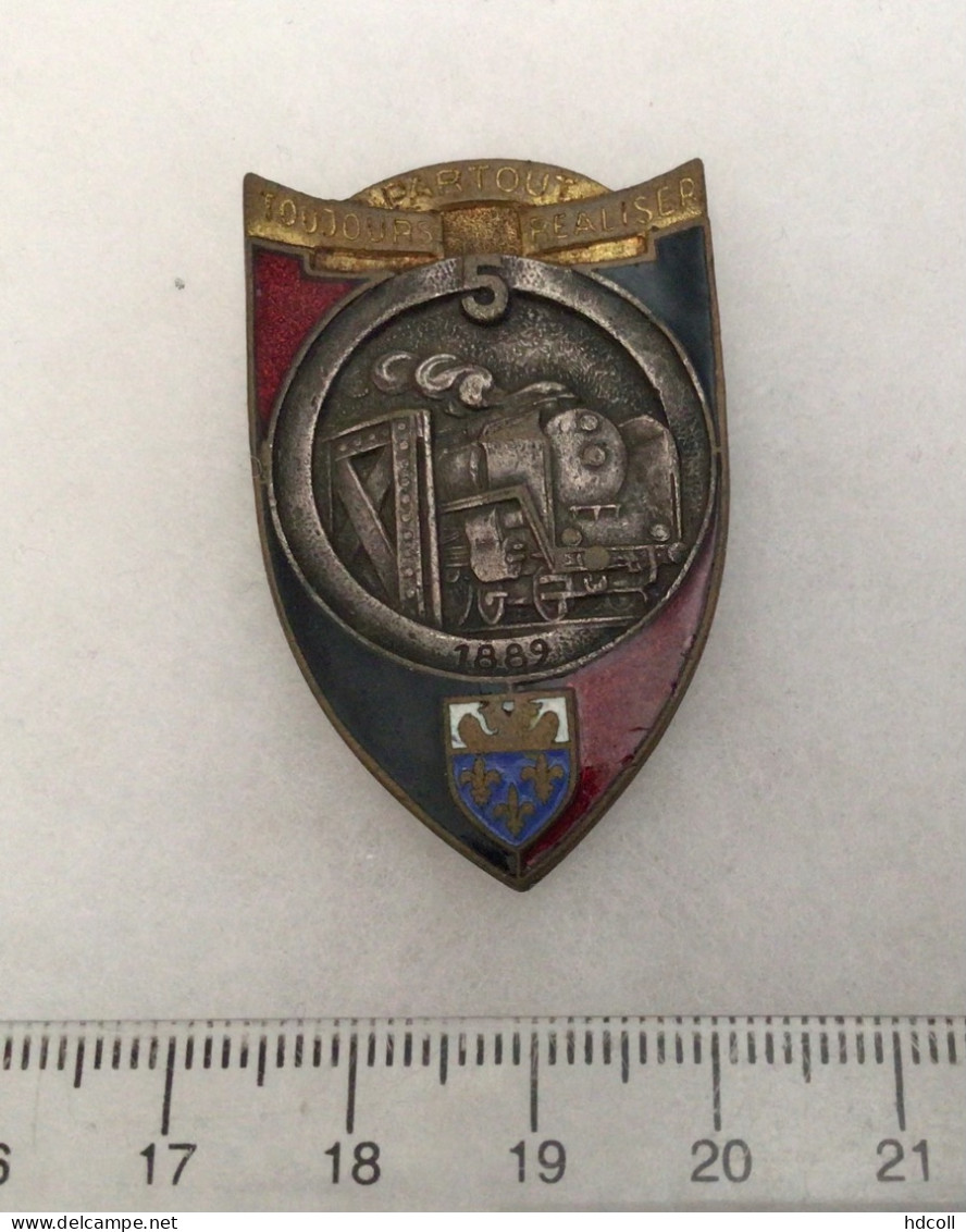 FRANCE GENIE MILITAIRE - Insigne 5° Régiment Du Génie Drago - 1939-45