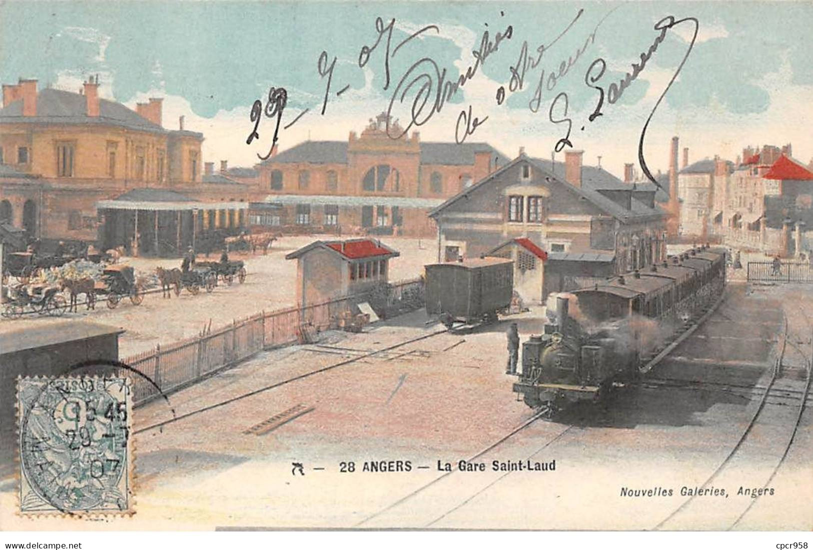 49-AM21967.Angers.La Gare Saint Laud.Train - Angers