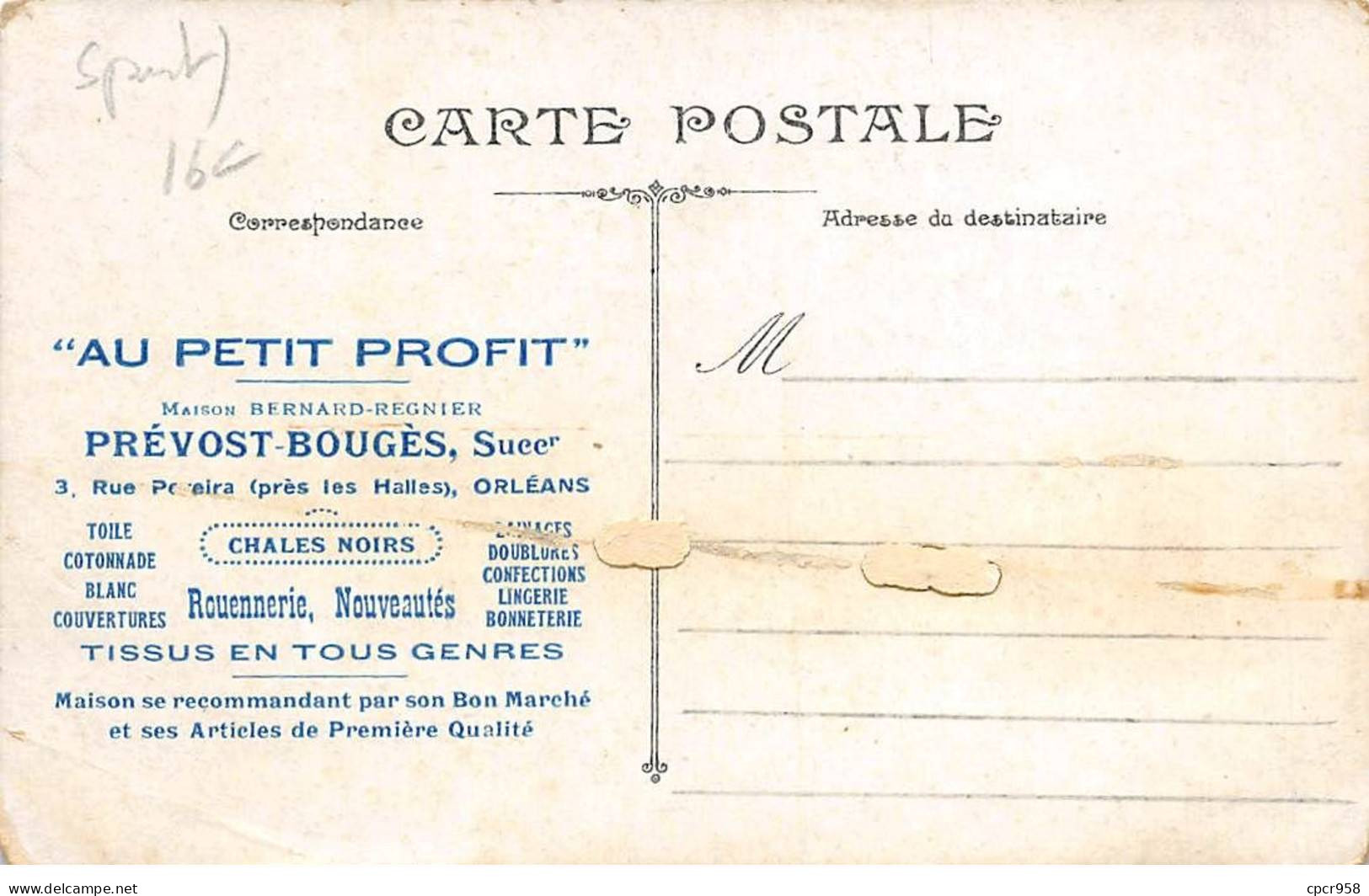 Sports - N°85616 - Football N°31 - Les Sports - Touche - Au Petit Profit - Carte Publicitaire - Fussball