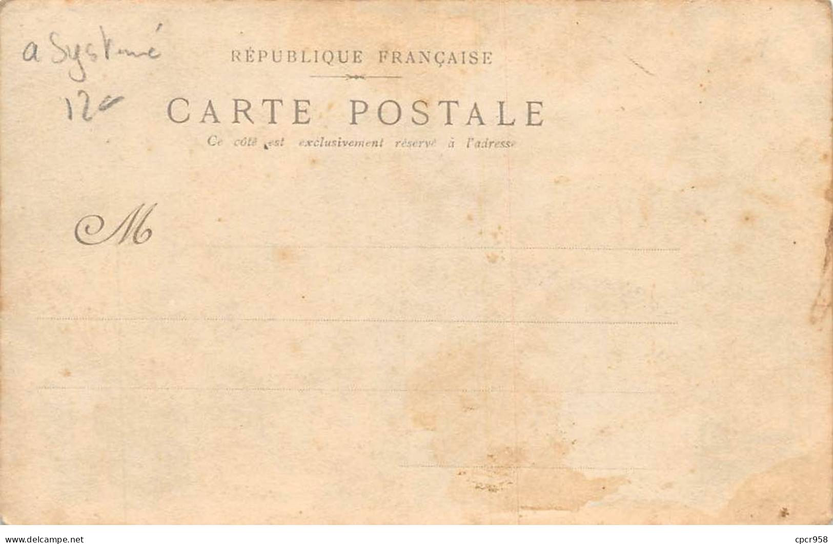 Fantaisie - N°85488 - PARIS - Palais De La Ville De Paris, Expo. De 1900- Regarder Par  Transparence - Carte à Système - Met Mechanische Systemen