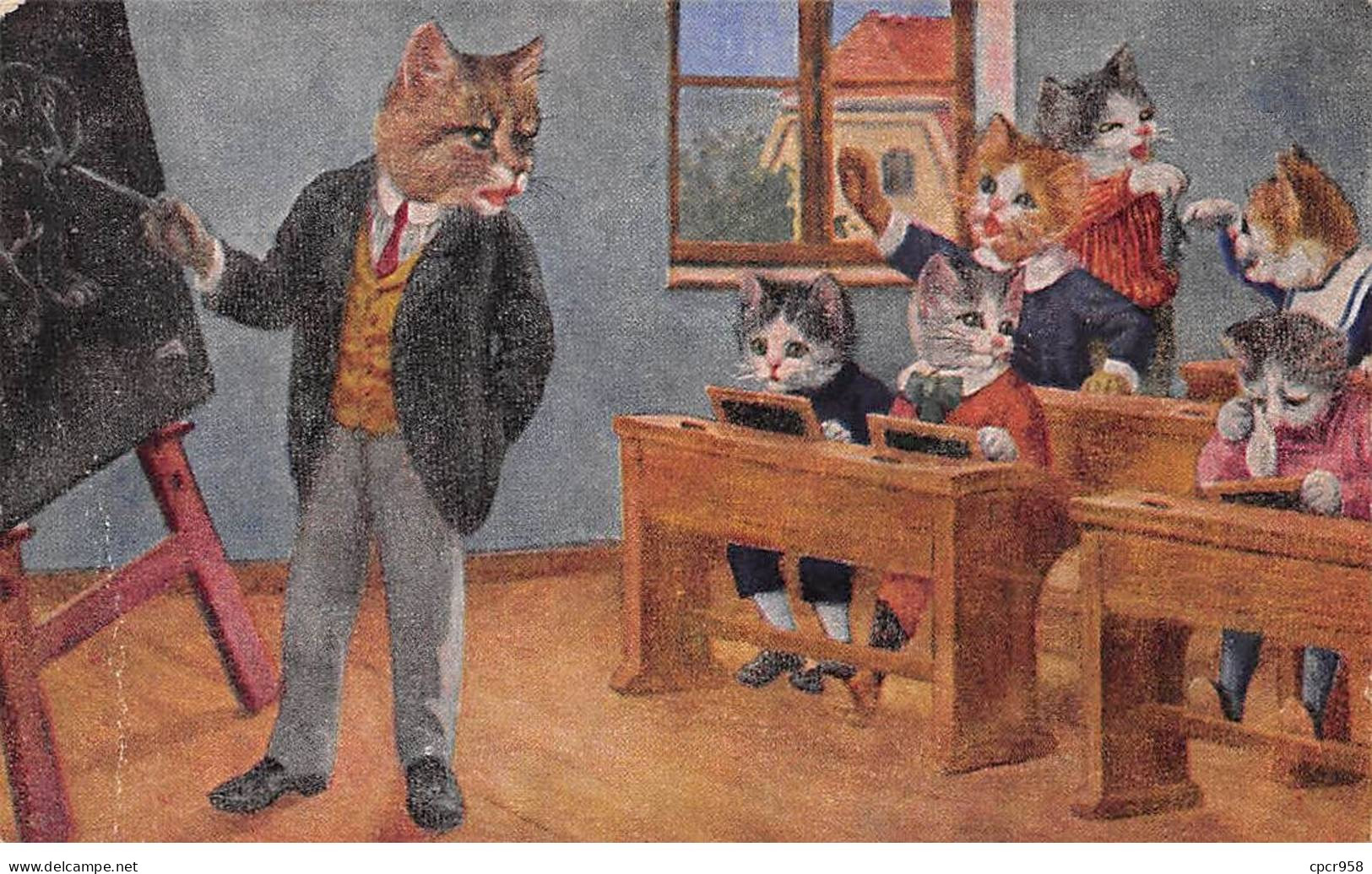 Animaux - N°85506 - Chat - A. Thiele - Salle De Classe - Cats