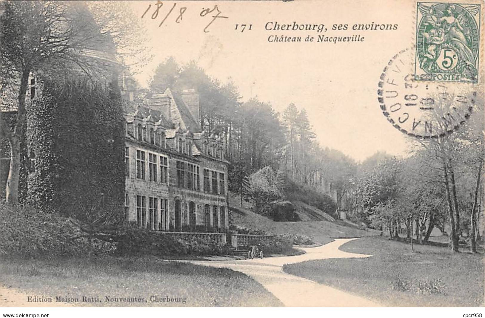 50-SAN59235-CHERBOURG.Château De Nacqueville - Cherbourg