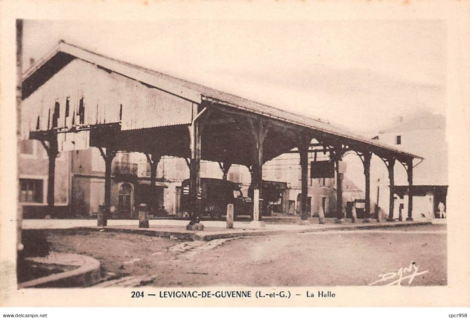 47-AM21903.Levignac De Guvenne.N°204.La Halle - Autres & Non Classés