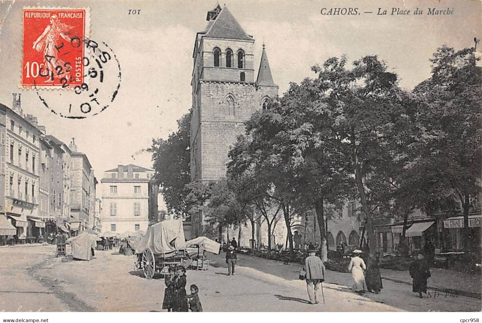 46-AM21884.Cahors.N°101.La Place Du Marché - Cahors