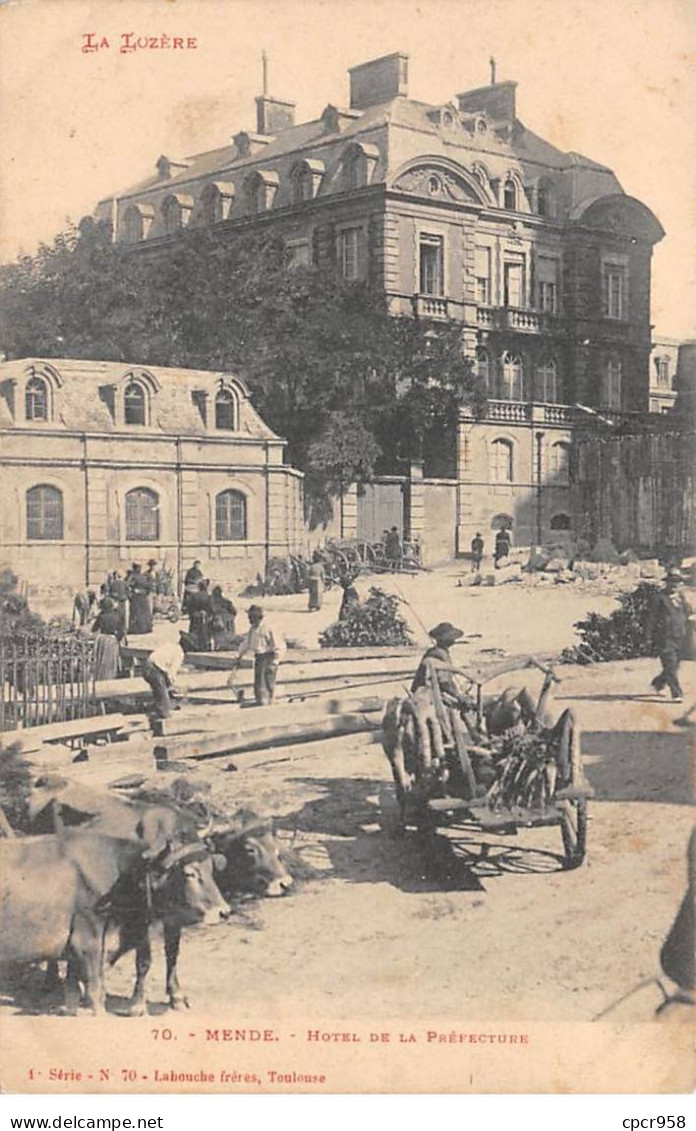 48-SAN59175-MENDE.Hotel De La Préfecture.Agriculture - Mende