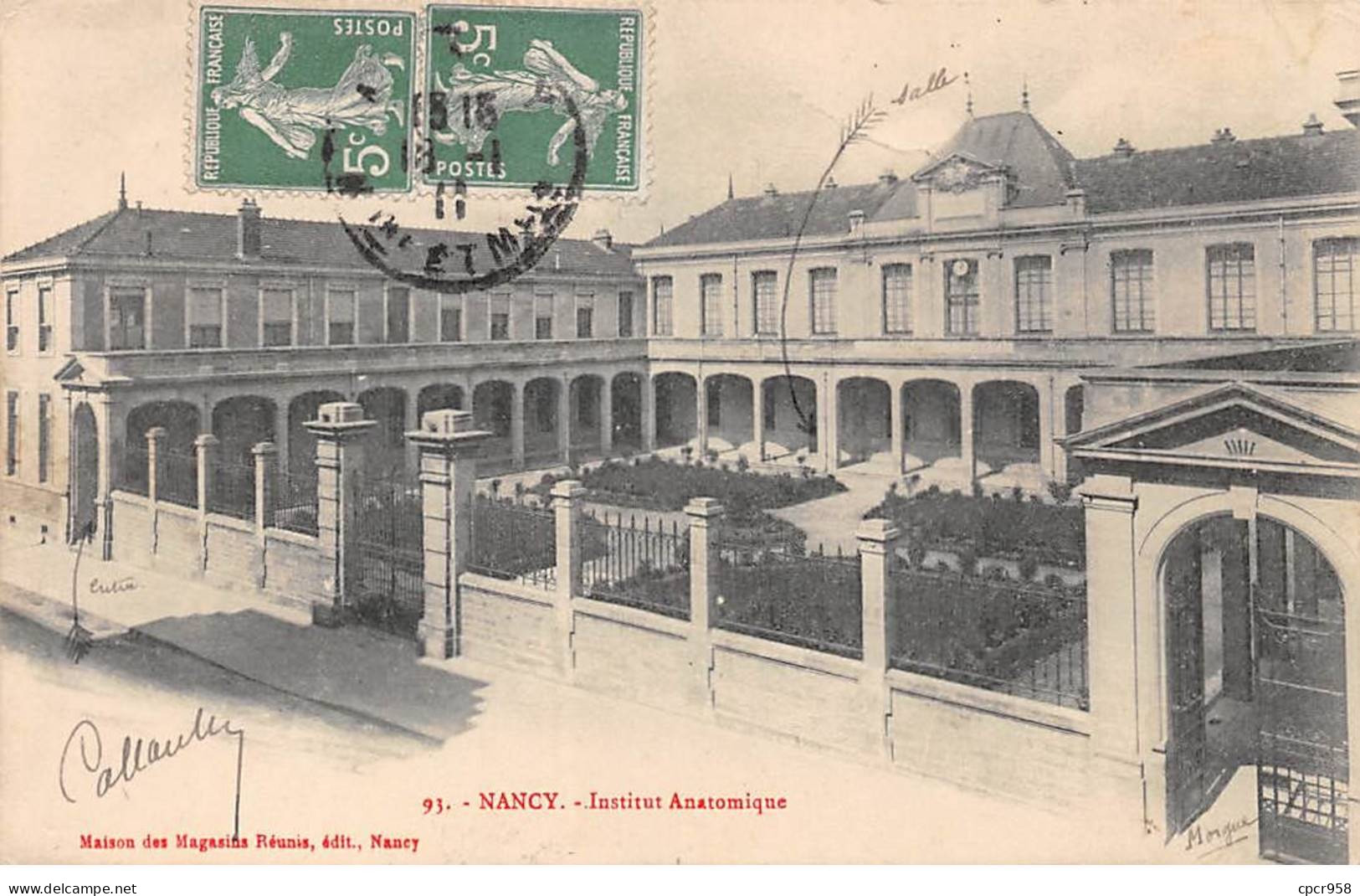 54-SAN59570-NANCY.Institut Anatomique - Nancy