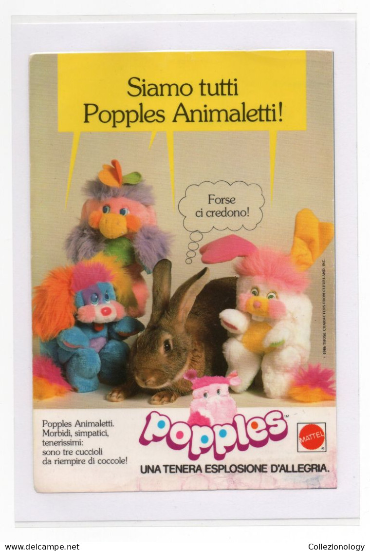 PUBBLICITA' MATTEL POPPLES 1987 VINTAGE ADVERTISING RECLAME WERBUNG - Werbung