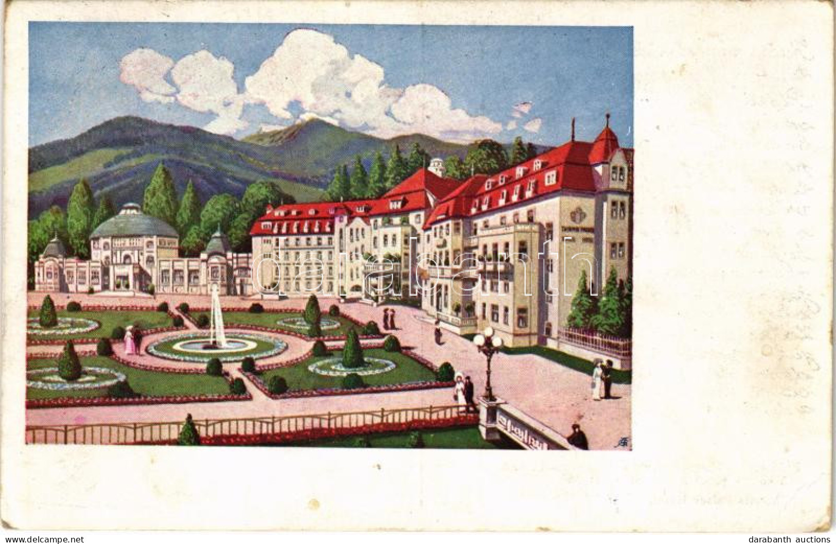 * T3 1923 Pöstyén, Piestany; Thermia Palace Hotel / Szálloda (fl) - Unclassified