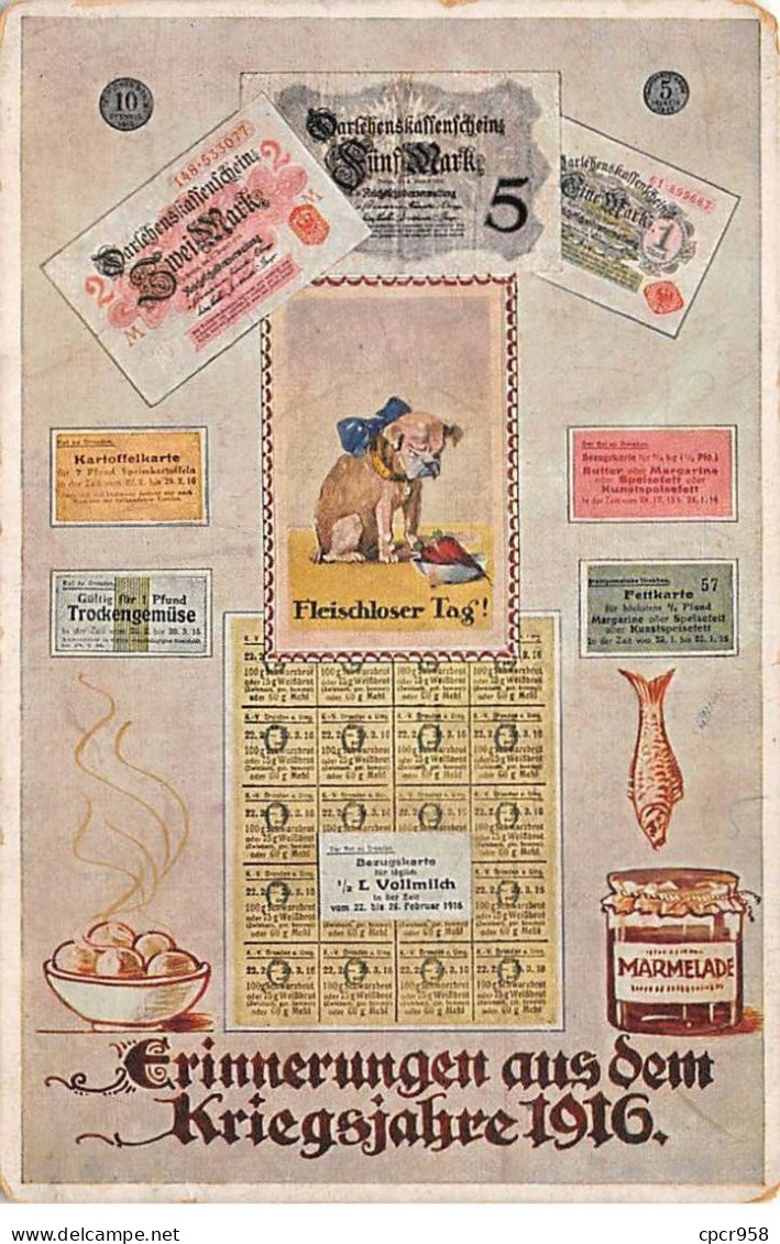 Représentation Monnaies - N°85731 - Billets - Erinnerungen Aus Den Kriegsjahre 1916 - Monedas (representaciones)
