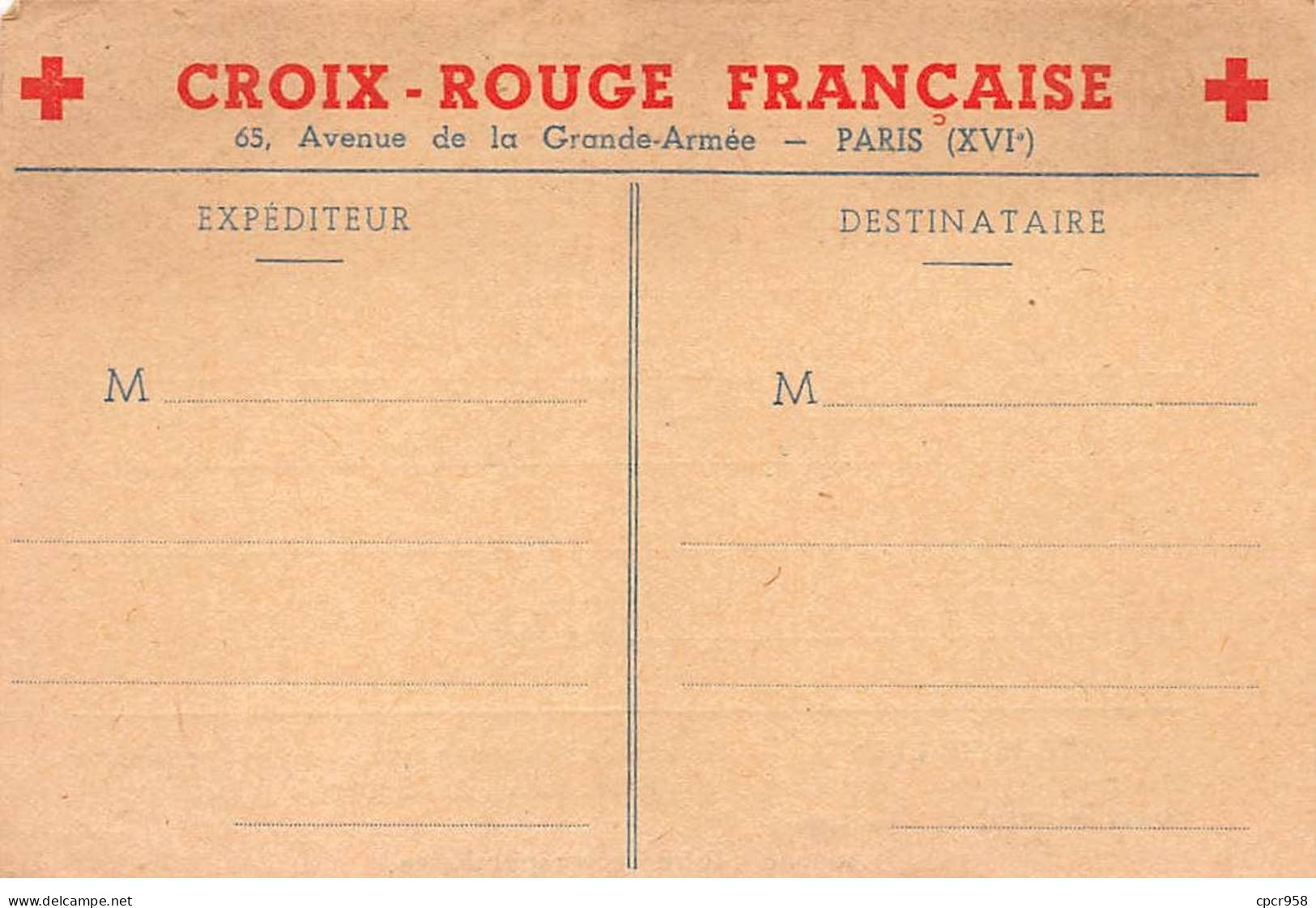 Santé - N°85740 - Croix-Rouge Française - 65, Avenue De La Grande Armée, Paris XVI - Carte Souple - Santé