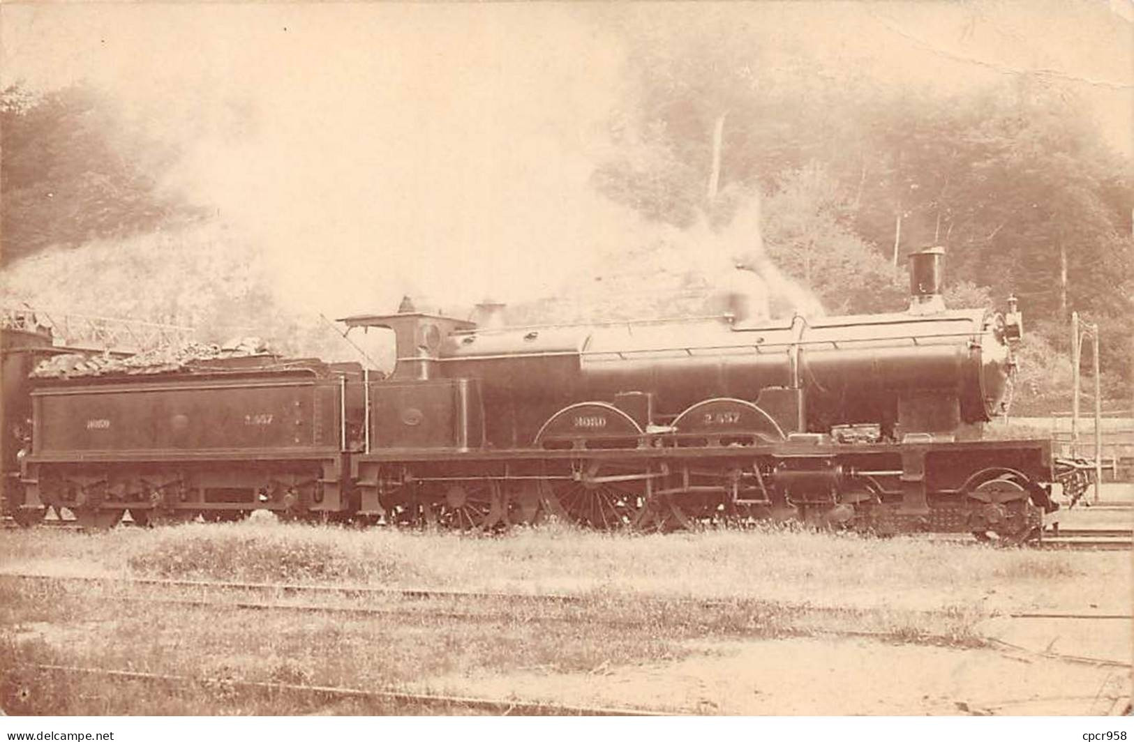 Chemins De Fer - N°85719 - Train - Locomotive N°2657 - Carte Photo - Eisenbahnen