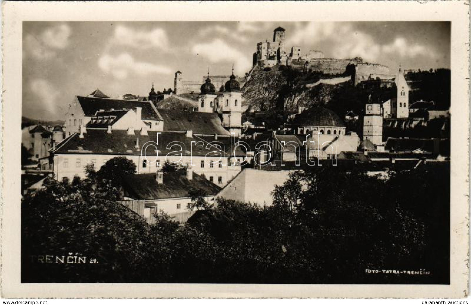 * T2 Trencsén, Trencín; Vár, Zsinagóga / Castle, Synagogue. Foto Tatra - Unclassified
