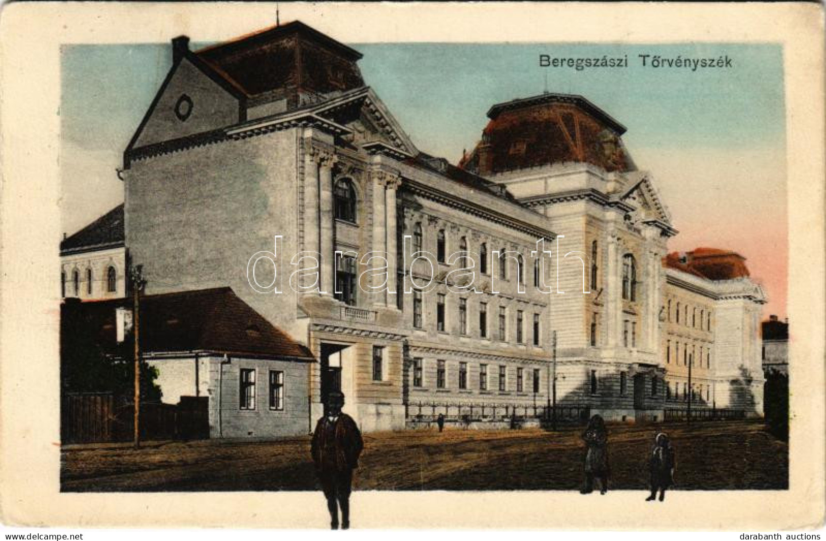 T2/T3 1910 Beregszász, Beregovo, Berehove; Törvényszék / Court (EK) - Non Classés