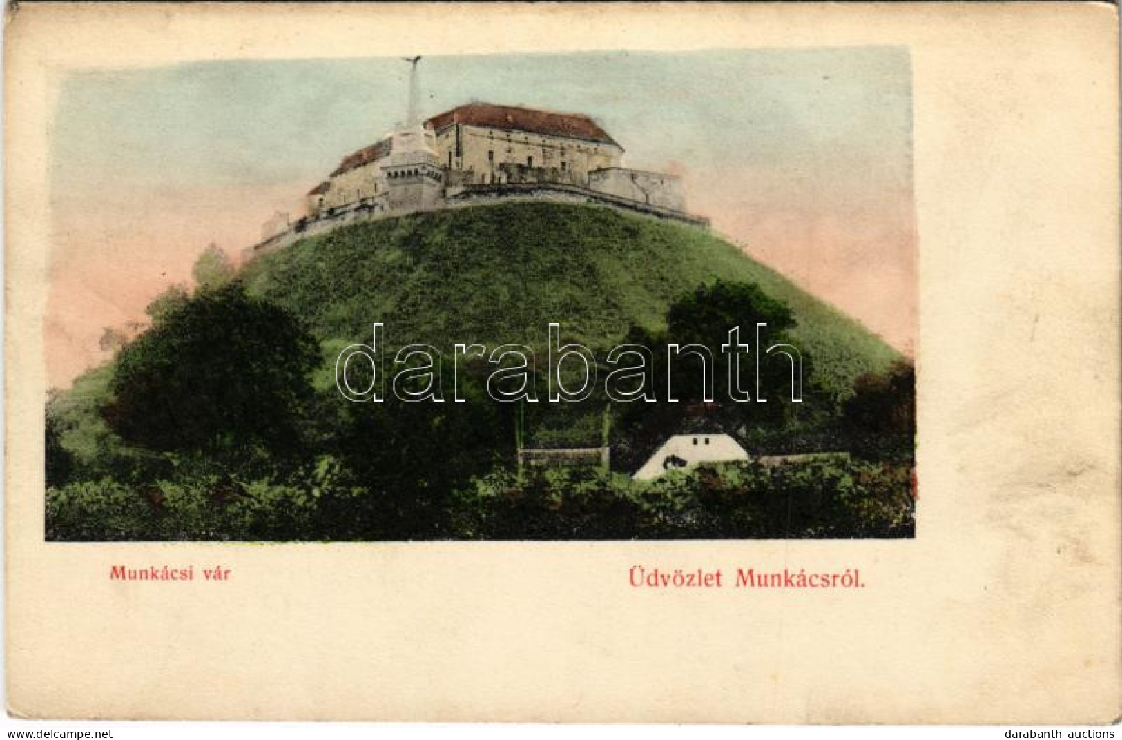 T2 Munkács, Mukacheve, Mukacevo; Vár. Bertsik Emil Kiadása / Castle - Ohne Zuordnung