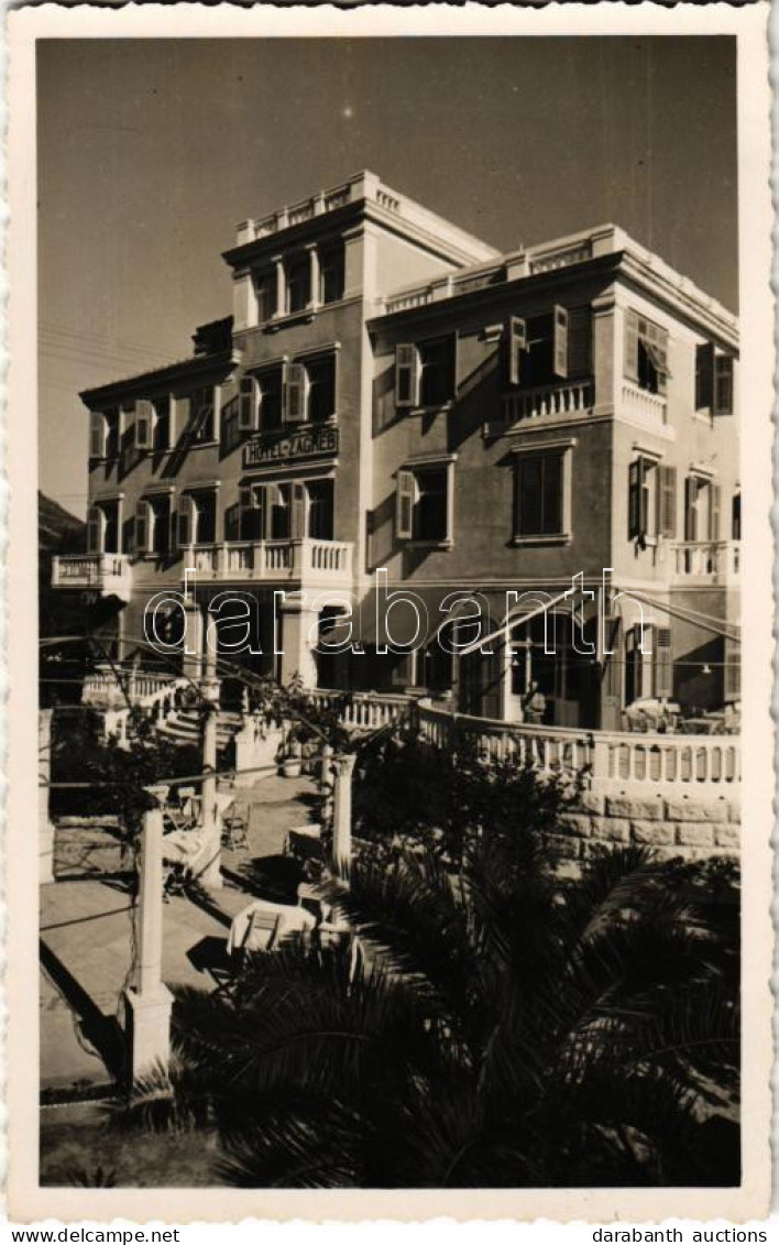 * T2 1938 Dubrovnik, Ragusa; Lapad, Hotel Zagreb - Unclassified