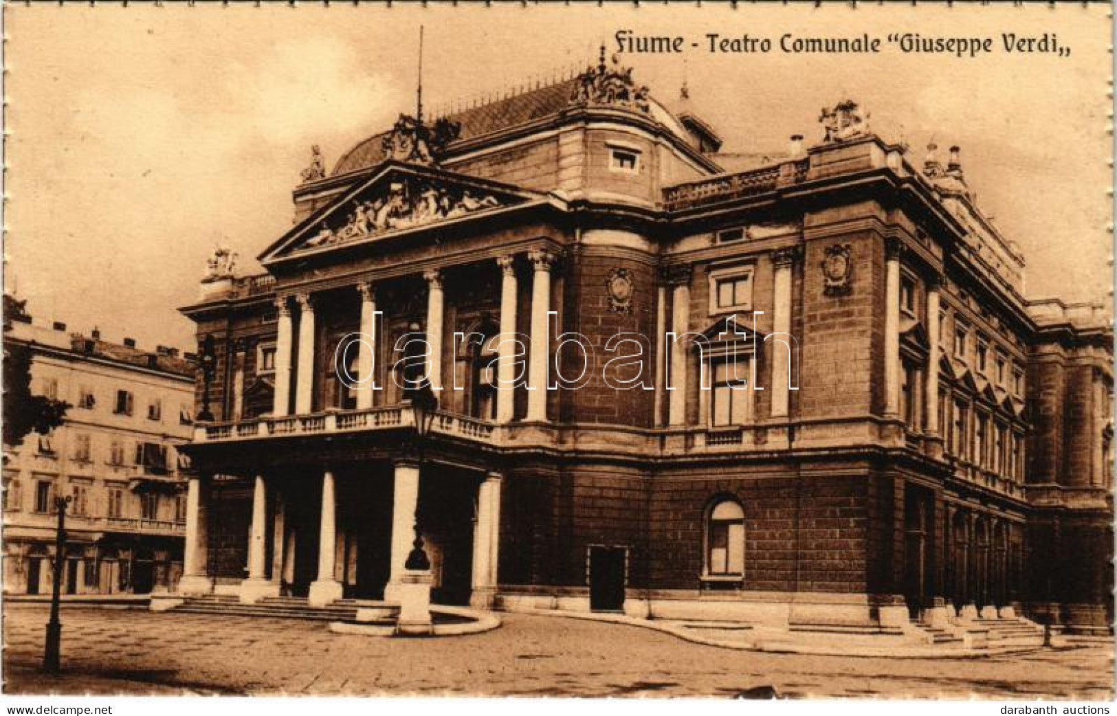 ** T2 Fiume, Rijeka; Teatro Comunale Giuseppe Verdi / Színház / Theatre - Non Classés