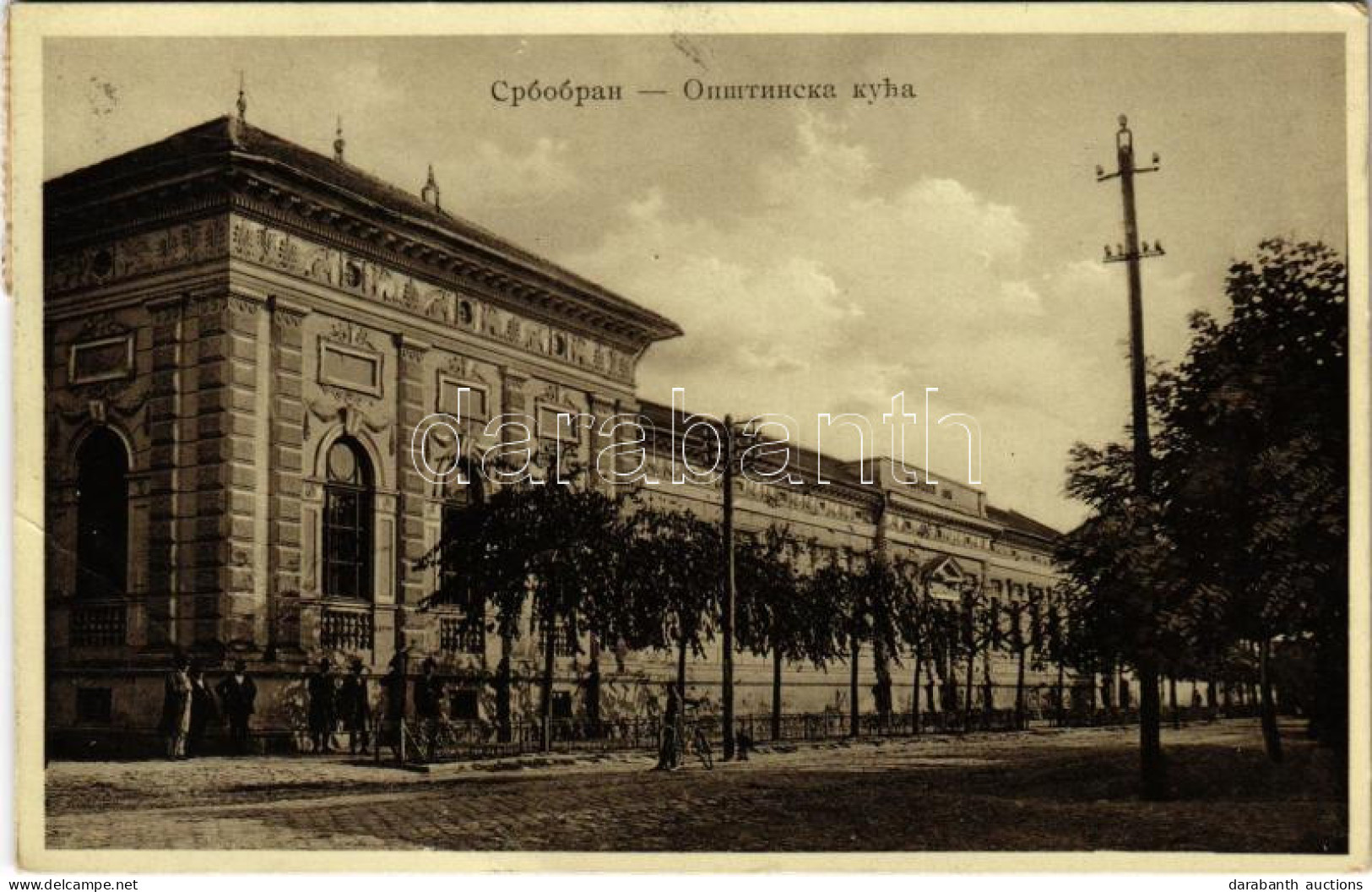 T3 1931 Szenttamás, Bácsszenttamás, Srbobran; Községháza / Town Hall (EB) - Unclassified