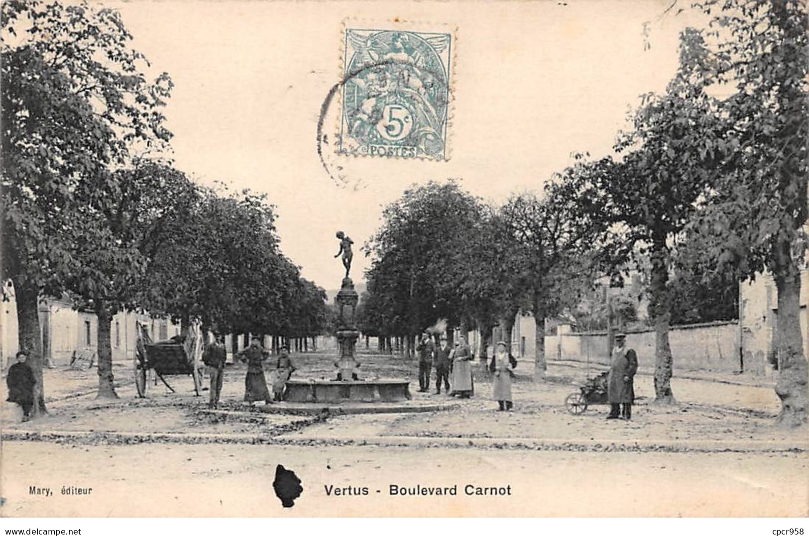 51-SAN59417-VERTUS.Boulevard Carnot - Vertus