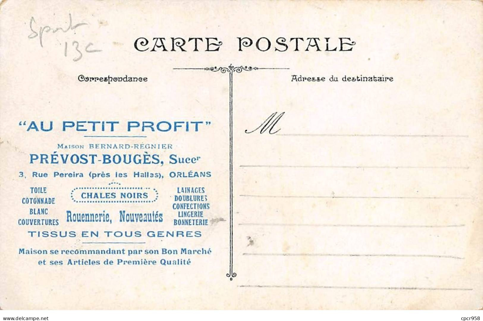 Sports - N°85634 - La Chasse N°57 - Le Chasseur Myope .... - Au Petit Profit - Carte Publicitaire - Chasse