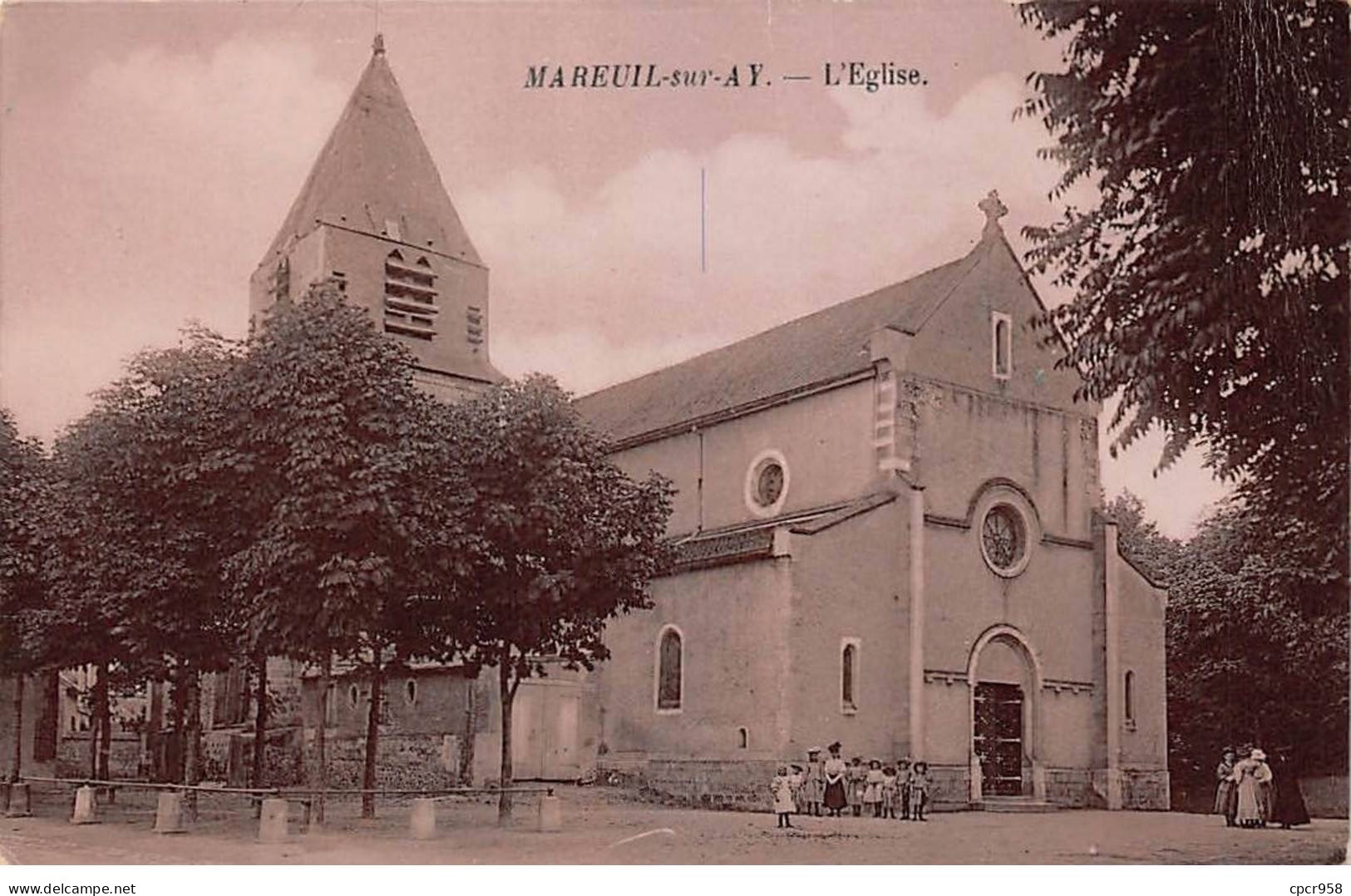 51-SAN59389-MAREUIL-SUR-AY.L'Eglise - Mareuil-sur-Ay