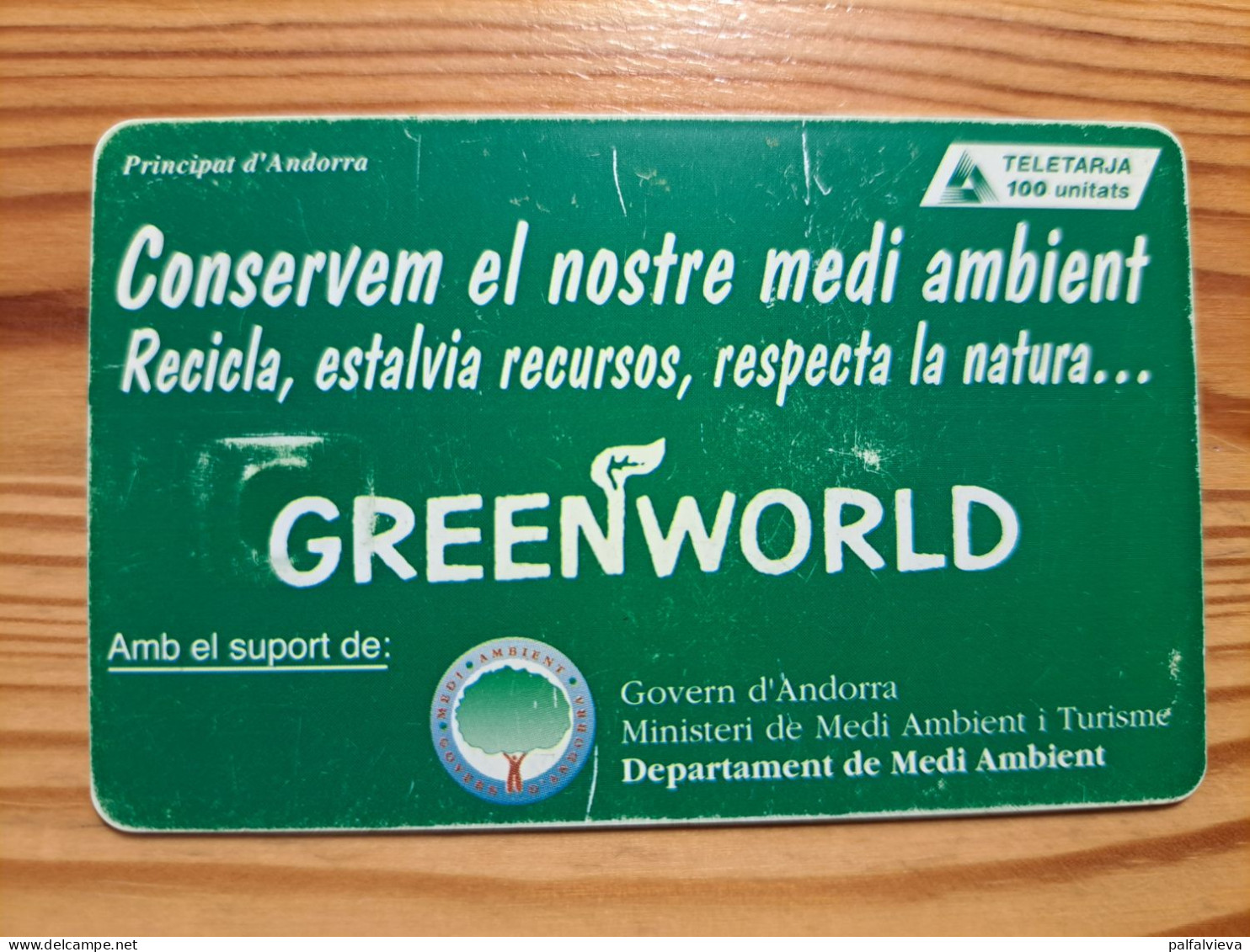 Phonecard Andorra - Greenworld - Andorre