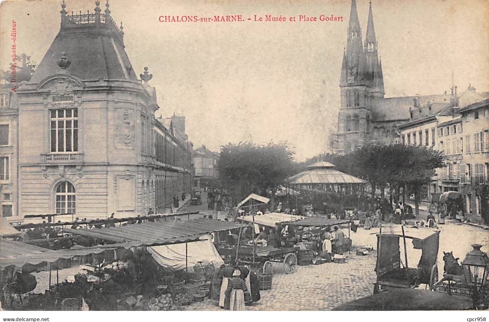 51-SAN59375-CHALONS-SUR-MARNE.Le Musée.Place Godart.Agriculture - Châlons-sur-Marne