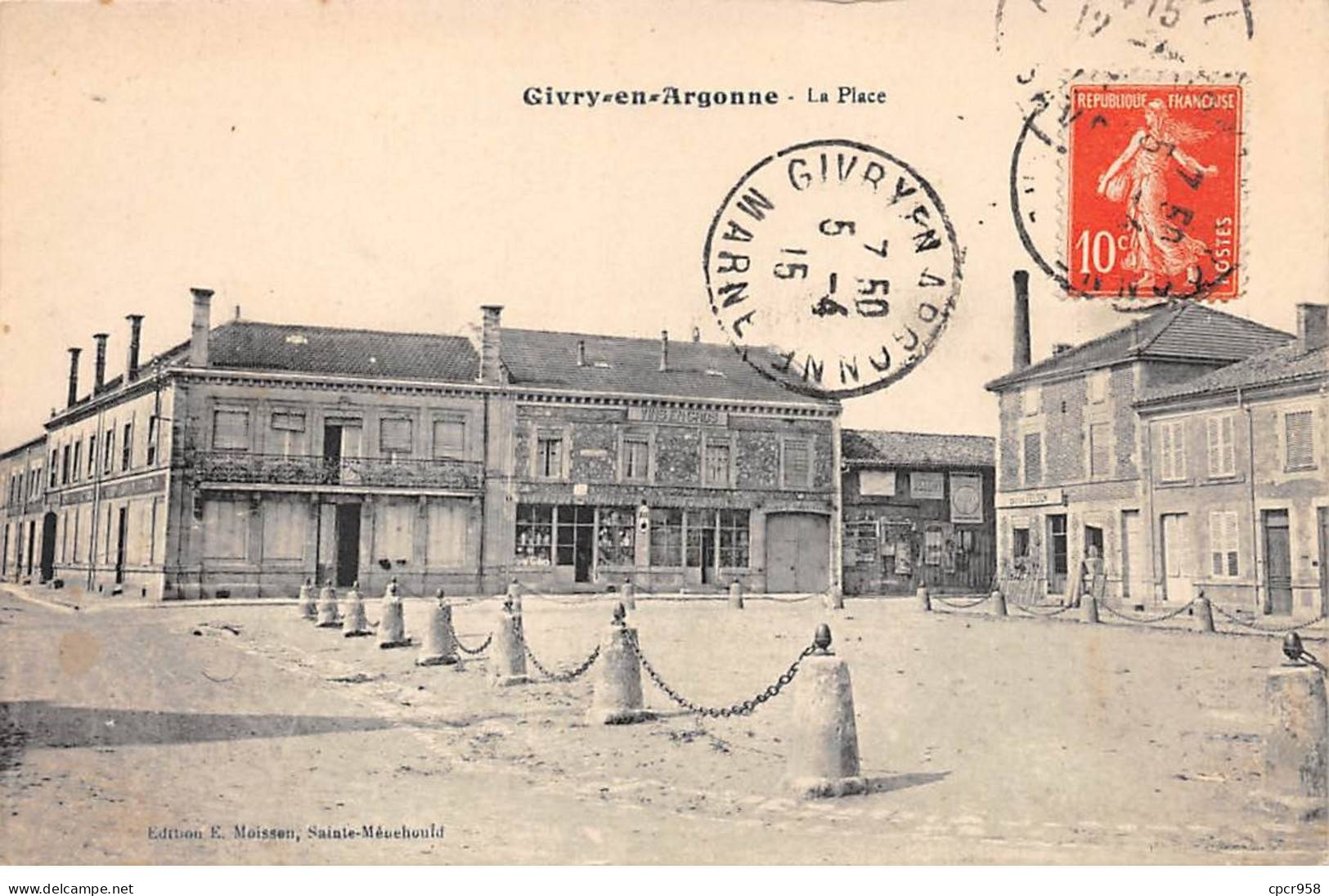 51-SAN59359-GIVRY-EN-ARGONNE.La Place - Givry En Argonne