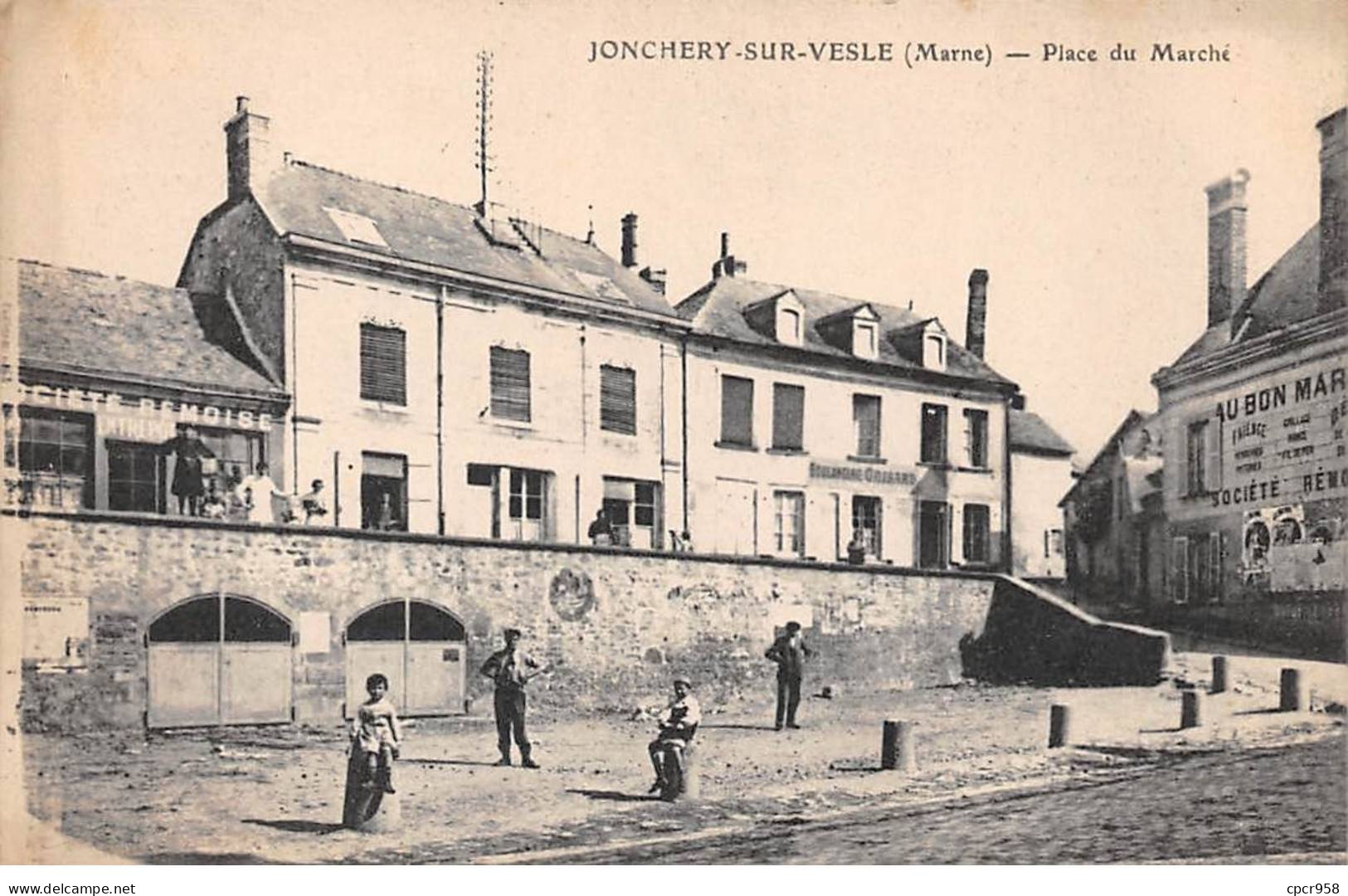 51-SAN59355-JONCHERY-SUR-VESLE.Place Du Marché - Jonchery-sur-Vesle