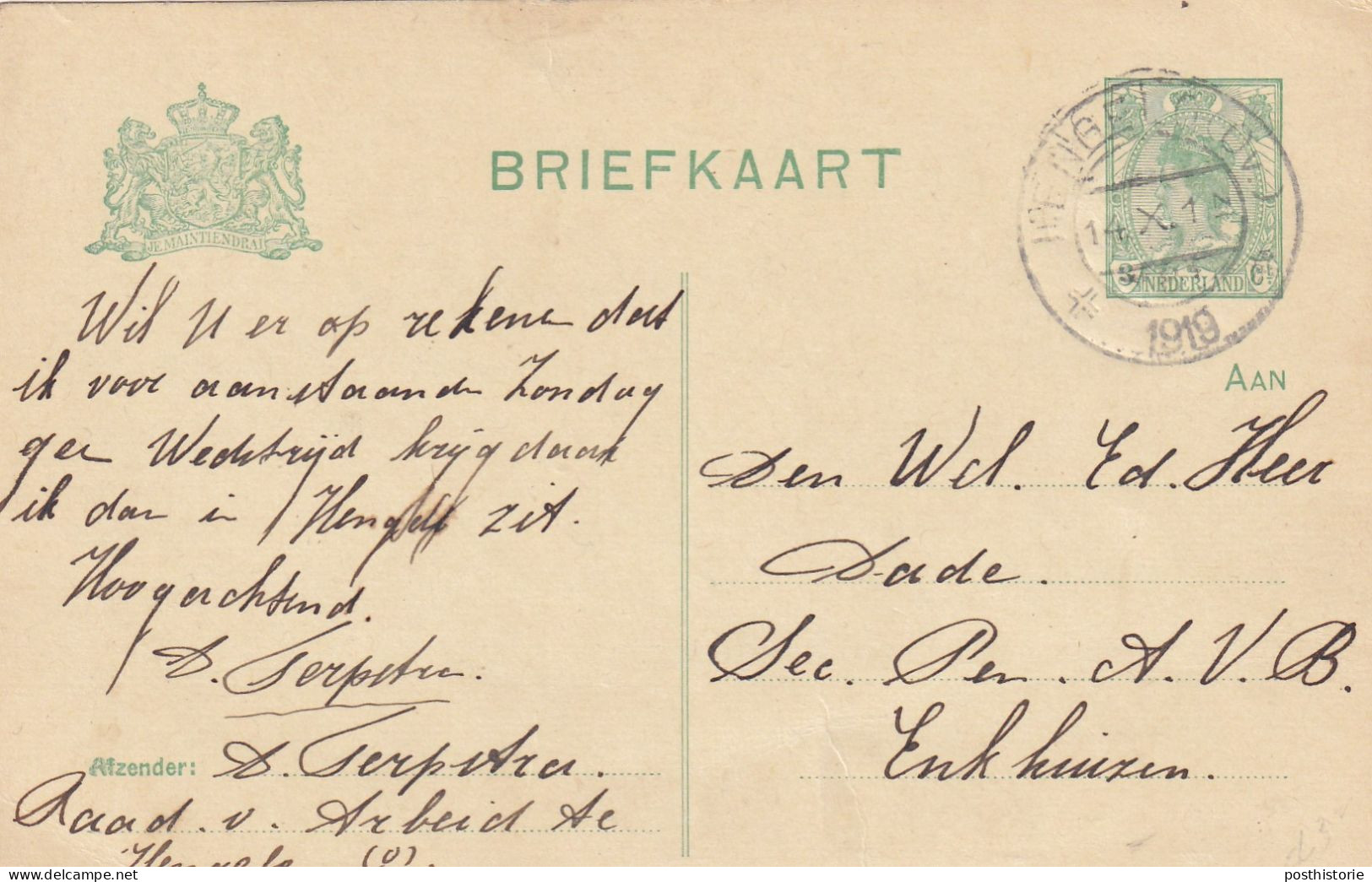 17 Verschillende Gebruikte Briefkaarten 1908 / 1947 - Material Postal