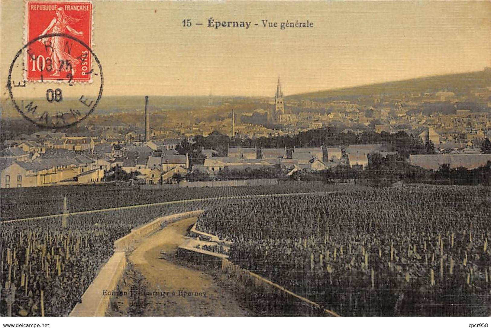 51-SAN59340-EPERNAY.Vue Générale.Village - Epernay